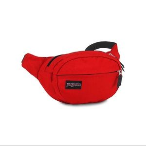NWT red Jansport waist bag